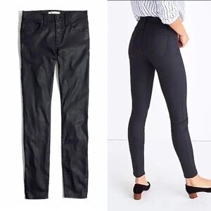 MADEWELL 9 quot Mid-Rise Skinny Jeans Coated Edition Size 28/32